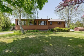 St Lawrence River Modern Log Home
